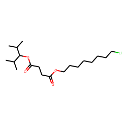 Succinic acid, 8-chlorooctyl 2,4-dimethylpent-3-yl ester