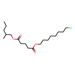 Glutaric acid, 8-chlorooctyl 2-methylpentyl ester