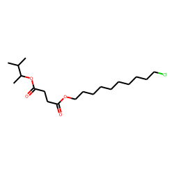 Succinic acid, 3-methylbut-2-yl 10-chlorodecyl ester