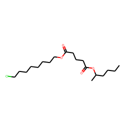 Glutaric acid, 8-chlorooctyl 2-hexyl ester