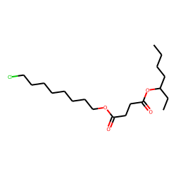 Succinic acid, 8-chlorooctyl 3-heptyl ester