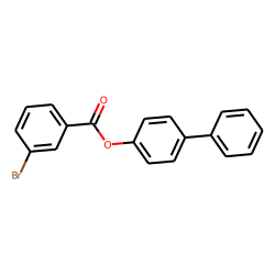 3-Bromobenzoic acid, 4-biphenyl ester
