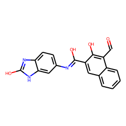 5-(1'-Formyl-2'-hydroxy-3'-naphthoylamino)-2-benzimidazolone
