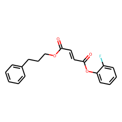Fumaric acid, 3-phenylpropyl 2-fluorophenyl ester