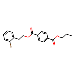 Terephthalic acid, 2-bromophenethyl propyl ester