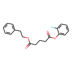 Glutaric acid, 2-fluorophenyl phenethyl ester