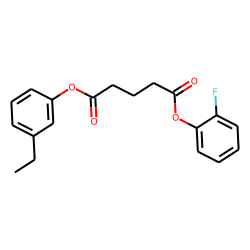 Glutaric acid, 2-fluorophenyl 3-ethylphenyl ester