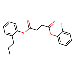 Succinic acid, 2-fluorophenyl 2-propylphenyl ester