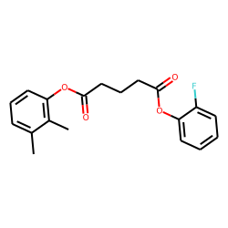 Glutaric acid, 2-fluorophenyl 2,3-dimethylphenyl ester