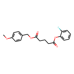 Glutaric acid, 2-fluorophenyl 4-methoxybenzyl ester