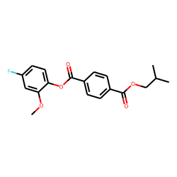 Terephthalic acid, 4-fluoro-2-methoxyphenyl isobutyl ester