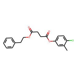 Succinic acid, 4-chloro-3-methylphenyl phenethyl ester