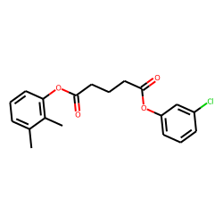 Glutaric acid, 3-chlorophenyl 2,3-dimethylphenyl ester