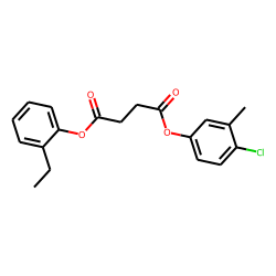 Succinic acid, 4-chloro-3-methylphenyl 2-ethylphenyl ester