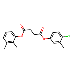 Succinic acid, 4-chloro-3-methylphenyl 2,3-dimethylphenyl ester