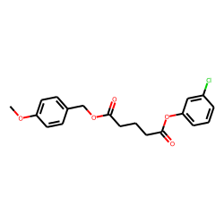 Glutaric acid, 3-chlorophenyl 4-methoxybenzyl ester
