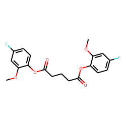 Glutaric acid, di(4-fluoro-2-methoxyphenyl) ester