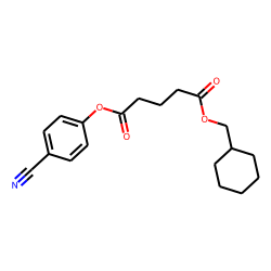 Glutaric acid, cyclohexylmethyl 4-cyanophenyl ester