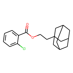 2-Chlorobenzoic acid, 2-(1-adamantyl)ethyl ester