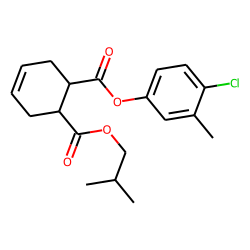 cis-Cyclohex-4-en-1,2-dicarboxylic acid, 4-chloro-3-methylphenyl isobutyl ester