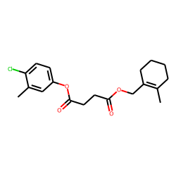 Succinic acid, 4-chloro-3-methylphenyl (2-methylcyclohex-1-en-1-yl)methyl ester