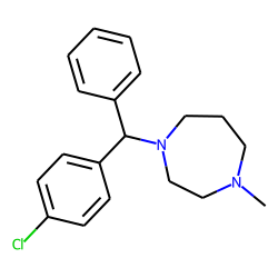 N-methyl-n'-p-chlorobenzhydryl homopiperazine