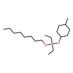 Silane, diethyl(cis-4-methylcyclohexyloxy)octyloxy-