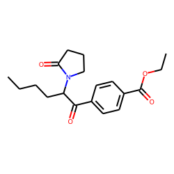 4'-Ethoxycarbonyl-«alpha»-(2-oxopyrrolidino)hexanophene