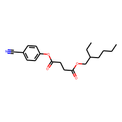 Succinic acid, 2-ethylhexyl 4-cyanophenyl ester