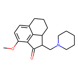2-Piperidinomethyl-8(ar)-methoxy-tetrahydro-1-acenaphthone
