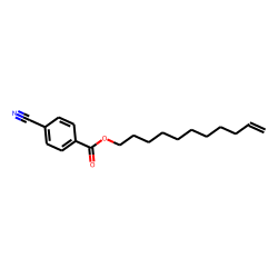 4-Cyanobenzoic acid, undec-10-enyl ester