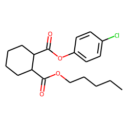 1,2-Cyclohexanedicarboxylic acid, 4-chlorophenyl pentyl ester