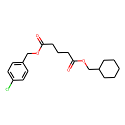 Glutaric acid, cyclohexylmethyl 4-chlorobenzyl ester