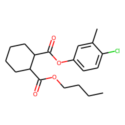 1,2-Cyclohexanedicarboxylic acid, butyl 4-chloro-3-methylphenyl ester
