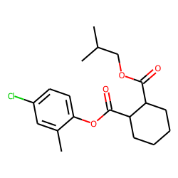 1,2-Cyclohexanedicarboxylic acid, 4-chloro-2-methylphenyl isobutyl ester