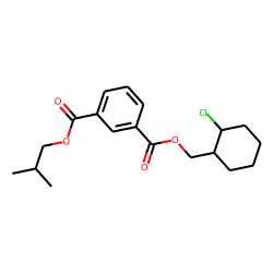 Isophthalic acid, (2-chlorocyclohexyl)methyl isobutyl ester