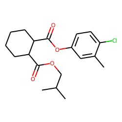1,2-Cyclohexanedicarboxylic acid, 4-chloro-3-methylphenyl isobutyl ester