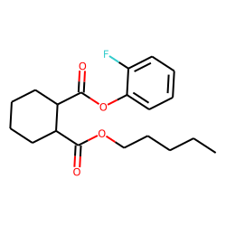 1,2-Cyclohexanedicarboxylic acid, 2-fluorophenyl pentyl ester