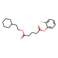 Glutaric acid, 2-(cyclohexyl)ethyl 2-fluorophenyl ester