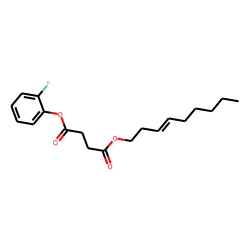 Succinic acid, 2-fluorophenyl non-3-en-1-yl ester