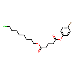 Glutaric acid, 8-chlorooctyl 4-bromophenyl ester