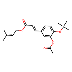 3-Methyl-2-butenyl (E)-3-acetylcaffeate, TMS
