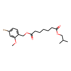 Pimelic acid, 4-bromo-2-methoxybenzyl isobutyl ester