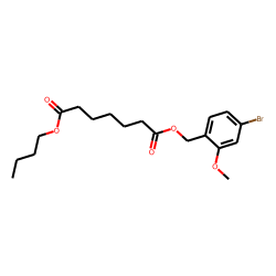 Pimelic acid, 4-bromo-2-methoxybenzyl butyl ester