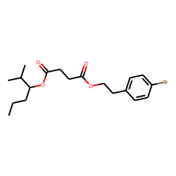 Succinic acid, 4-bromophenethyl 2-methylhex-3-yl ester