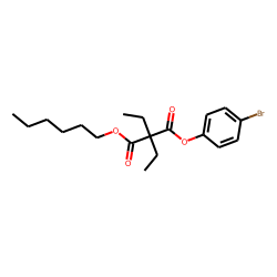 Diethylmalonic acid, 4-bromophenyl hexyl ester