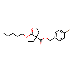 Diethylmalonic acid, 4-bromobenzyl pentyl ester