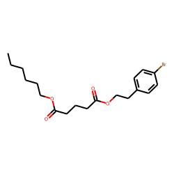 Glutaric acid, 2-(4-bromophenyl)ethyl hexyl ester