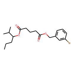 Glutaric acid, 3-bromobenzyl 2-methylhex-3-yl ester