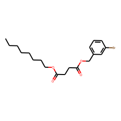 Succinic acid, 3-bromobenzyl octyl ester